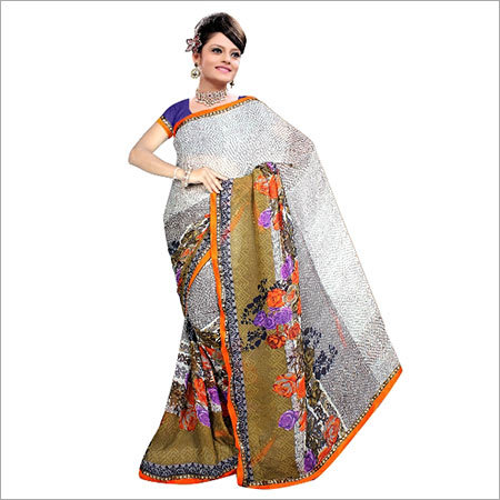 Cotton Printed Sarees