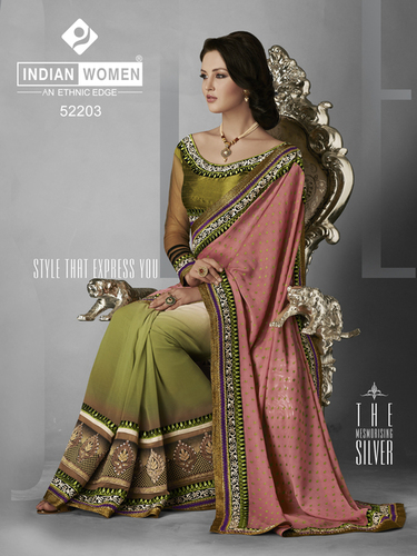 Zari Border Saree