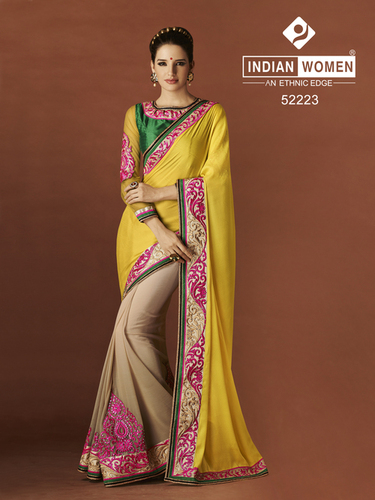 Hand Embroidered Sarees