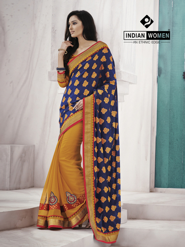 Hand Embroidered Sarees