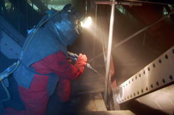 Industrial Grit Blasting Services By TECON COATING AND ENGINEERING