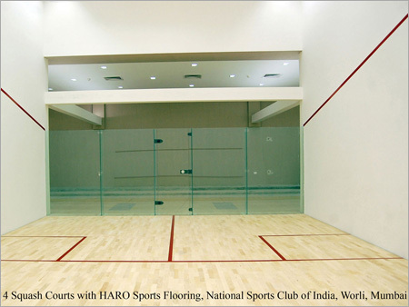 Squash Court Maple Flooring