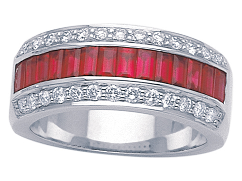 Silver Bangles With Zurken & Stones