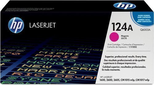 HP Q6003A 124A Magenta Laser Toner Printer Cartridge