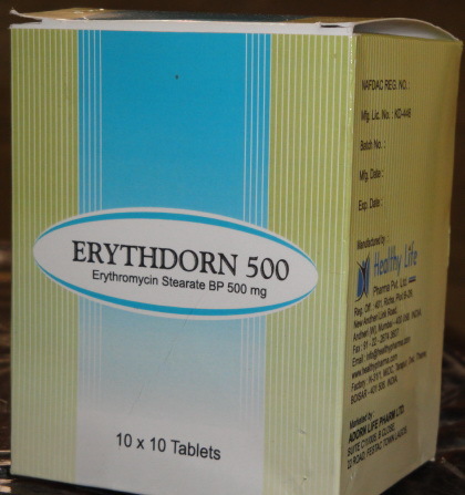 Erythromycin Estolate 250/ 500 Mg