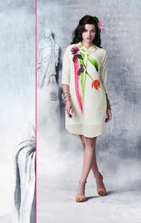 Georgette Printed Kurti