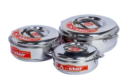 Stainless Steel Hot Pot / Roti Dabba