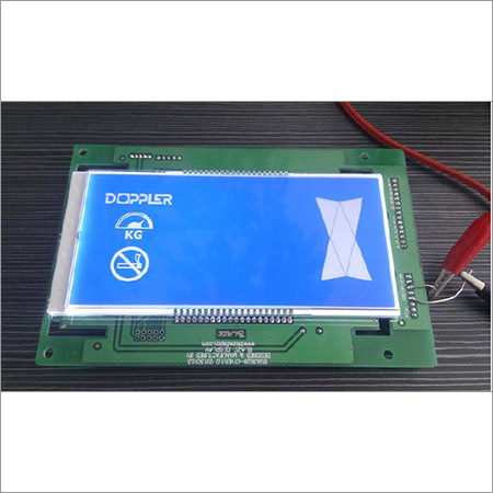 LCD Module with Blue Background