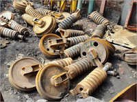 Excavator Undercarriage Parts - Idlers & Chain Adj