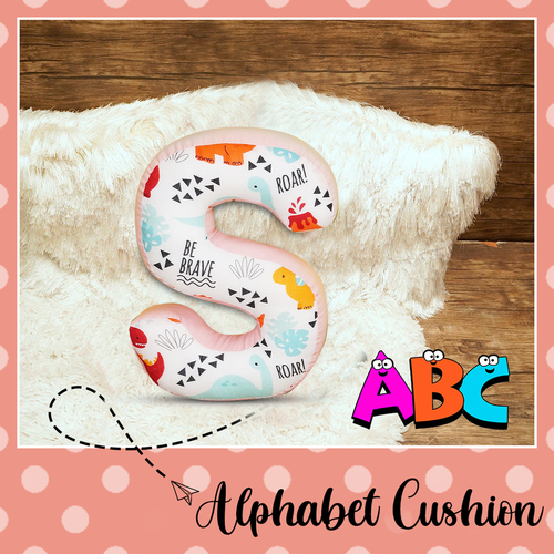 Alphabet shape cushion