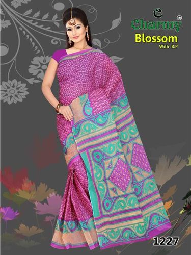 Printed Pure Cotton Saree