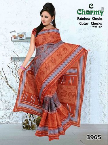 Stylish Cotton Ladies Saree