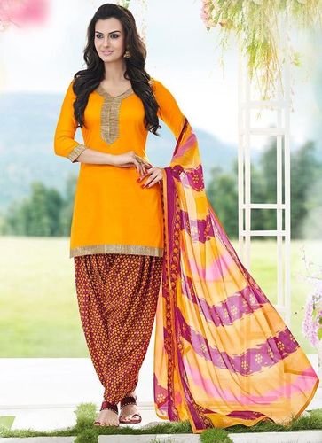 Yellow Patiyala Suit
