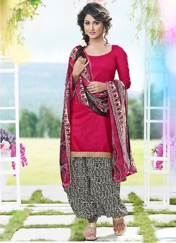 Megenta-Pink-Patiyala-Suit