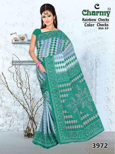 Platinum Cotton Saree