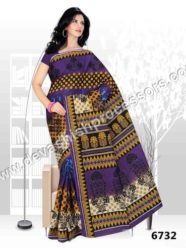 Pure Cotton Saree In Jetpur