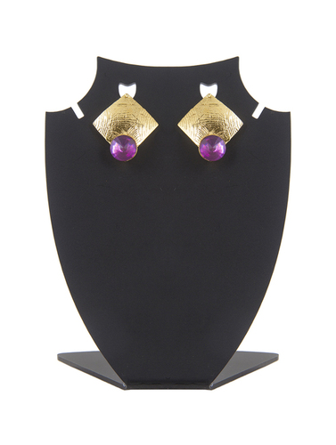 Antique Traditional Yellow Gold Polki Earring