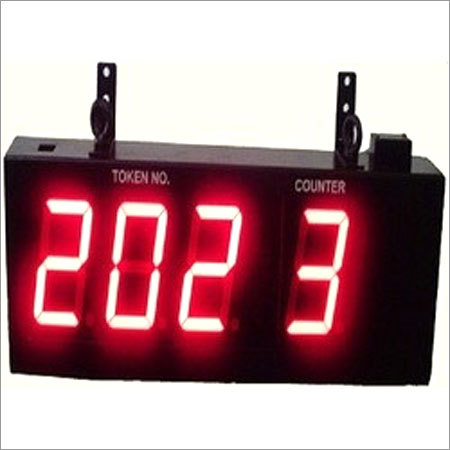 Token Display - Metal Plastic Variable Size Red LED | Clear Display Low Energy Shockproof Smooth Operation