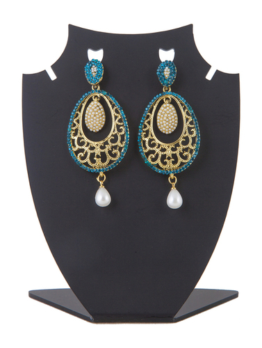 Antique Fashion Copper  Polki Earring