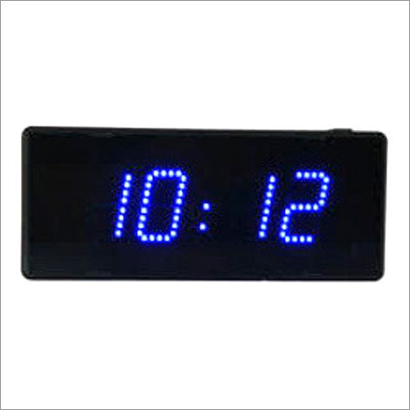LED Clocks - Plastic/Metal, Variable Dimensions, Blue LED | High Visibility, Accurate Time, Durable Design, Low Power Use