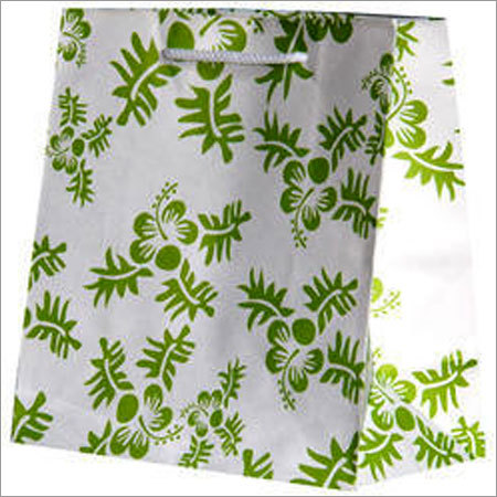 White Kraft Single Color Paper Bag