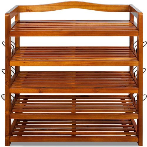 Wooden Shoe Rack