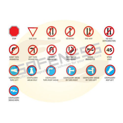 Weather Proof Mandatory Road Signs at Best Price in Mumbai | Safeness ...