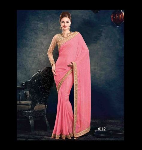 Casual saree with Glitter drops Saree