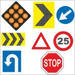 Yellow And Red Electronic Solar Chevron Signs