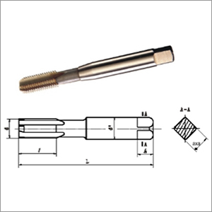 Ground Machine Taps With Reinforced Shank
