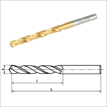 Standard Twist Drills With Parallel Shank