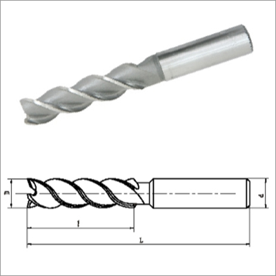 Long Type End Mills With Parallel Shank