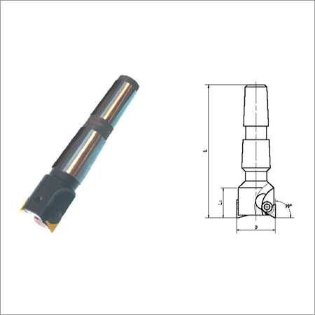 End Mills With Indexable Inserts Morse Taper Shank