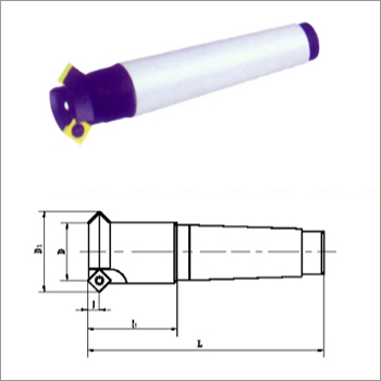 Indexable Chamfering Cutter With Morse Taper Shank