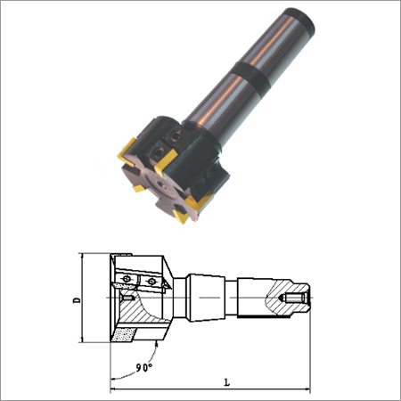 Face Mills With Indexable Inserts morse Taper Shank