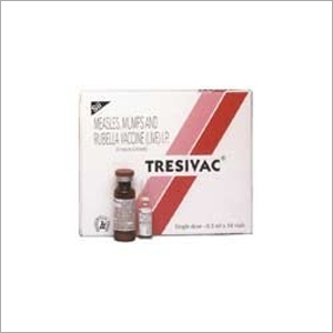 Tresivac MMR Vaccine - Vial, 1 Dose, Red | Balanced Composition, Child Safety, Disease Prevention, Standard Shelf Life, Viral Protection