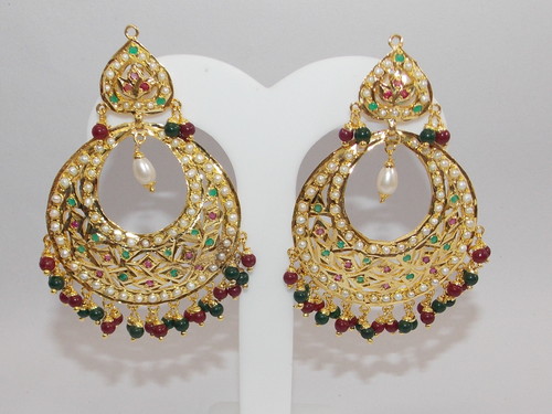 Jadau Earrings