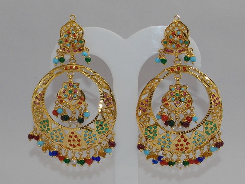 Jadau Earrings