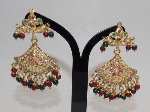 Jadau Earrings