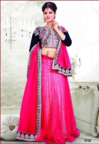 Nett & chanderi Broket saree