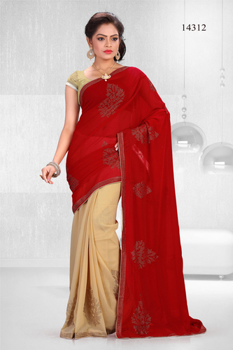 Viscose Georgette Saree