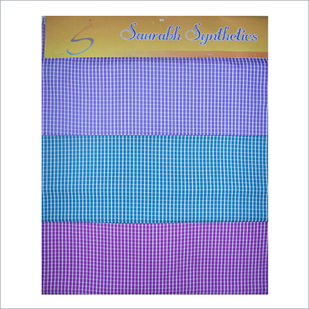 Cotton Check Shirting Fabric