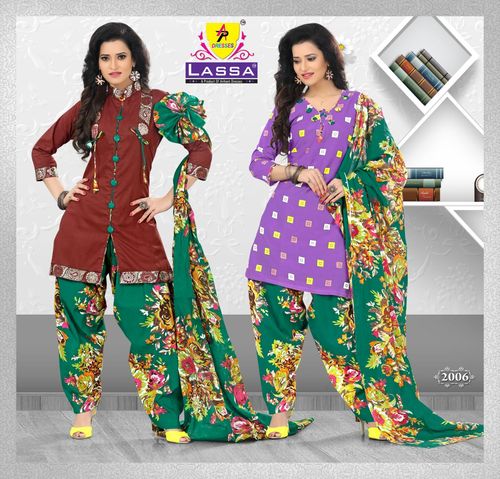 Printed Cotton Dress Materials