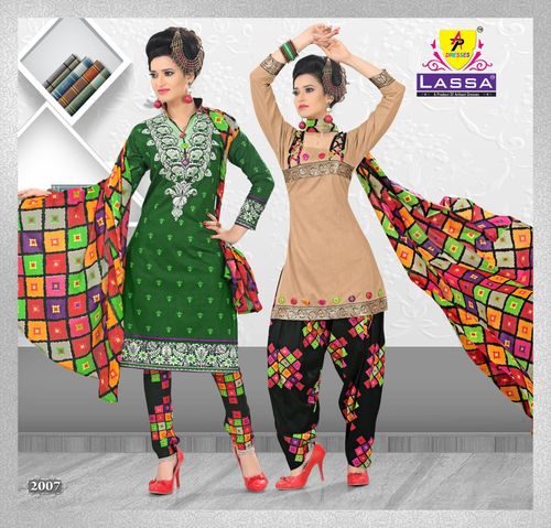 Printed Cotton Dress Materials