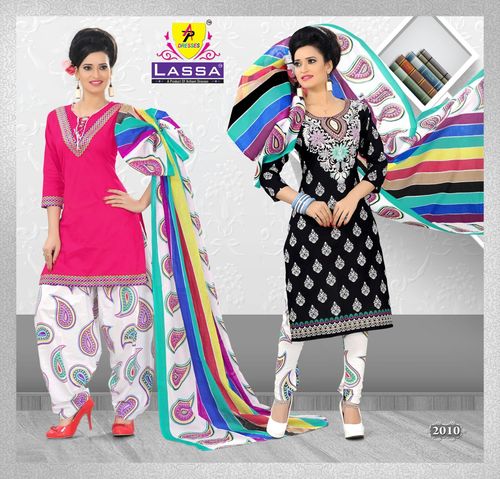 Printed Cotton Dress Materials