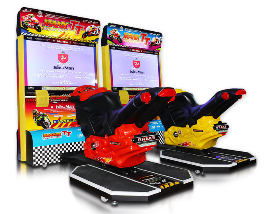 Plastic Motorbike Arcade Game