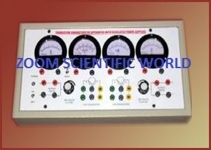 White Transistor Characteristic Apparatus With Regulated Power Supply