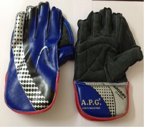 APG Blue Wicket Keeping Gloves (GAURAV CLASSIC)