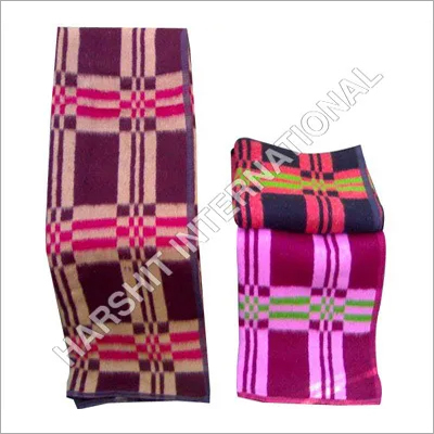 Pink Brown And Black Red Donation Woolen Blankets