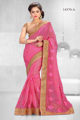 All over Brasso Butti Saree 